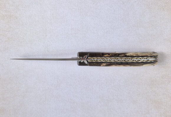 Laguiole GC luxury pocket knife,chiselled spring