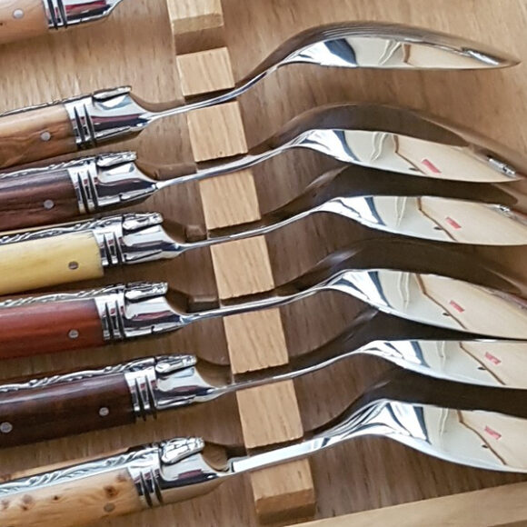 Laguiole-Prestige-soup-spoons-assorted-woods