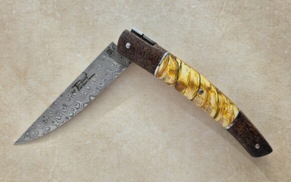 Le Thiers Pirou luxury folding knife